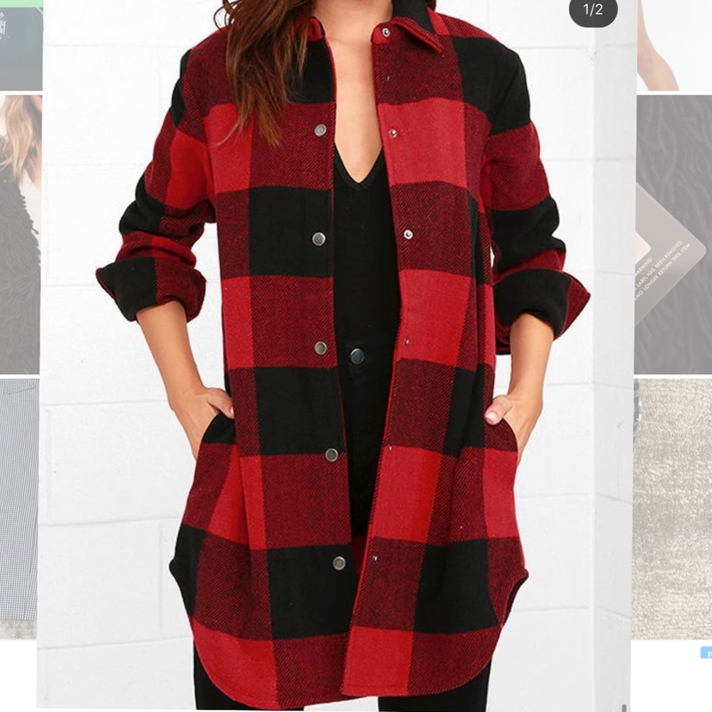 BB Dakota Long Flannel Jacket